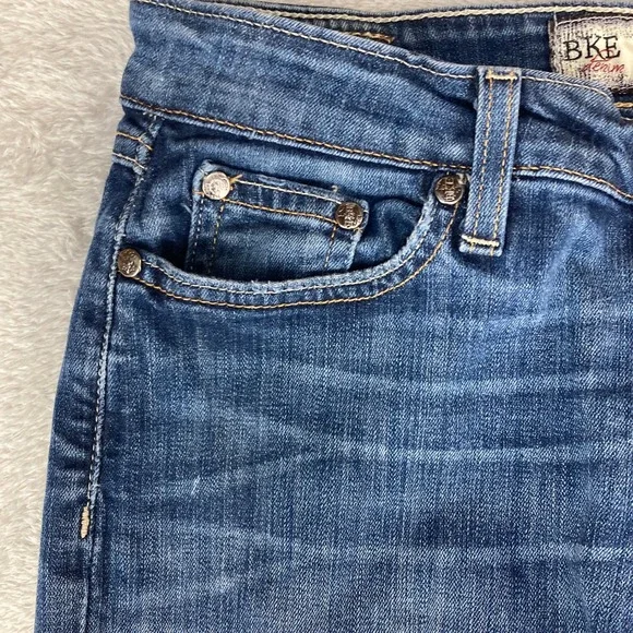 BKE Denim Taylor Jeans Women's 27R Bootcut Medium Wash Stretch Denim - Picture 3 of 16